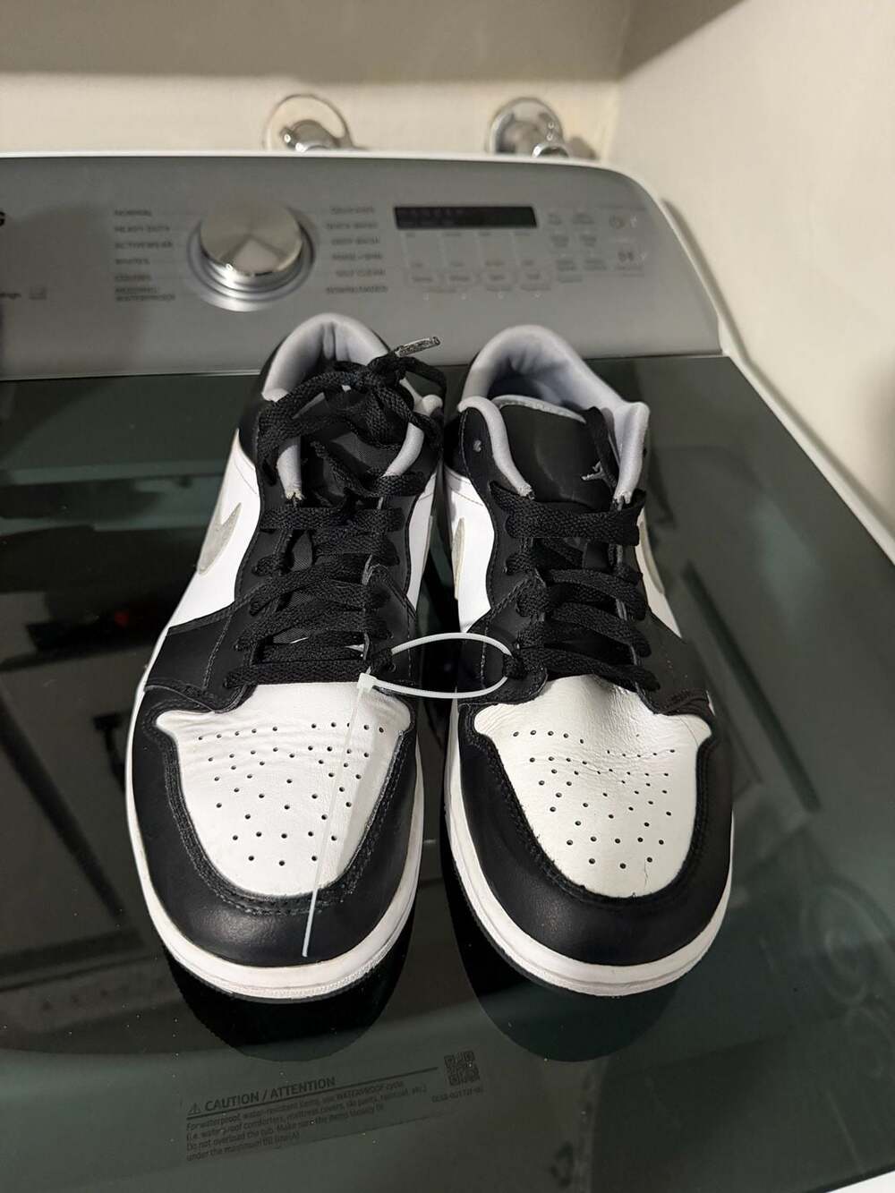 Nike Air Jordan 1 Low Black White Particle Grey 553558-040